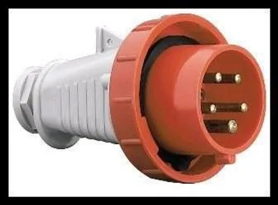 Obrázek produktu pro Zástrčka 63A 3P+N+Z IP67 izolovaná přenosná 220/380V