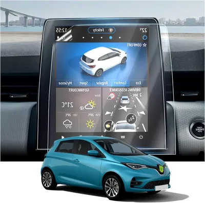 Productafbeelding van Navigatiescherm Folie - Beschermfolie GPS - Auto Interieur Beschermen - Kras- en Vingerafdrukbestendig - 9.3 Inch - Transparant