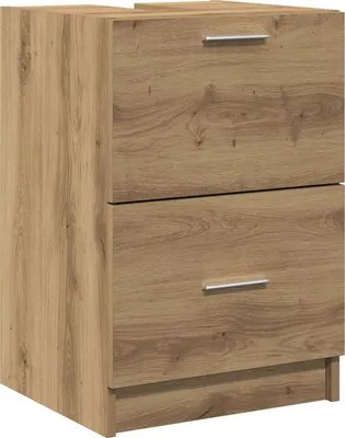 Produktbild von Möbel Waschbeckenschrank Eiche 40x37x59 cm Holzwerkstoff - Badezimmer 868813