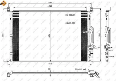 Produktbild von Kondensator, Klimaanlage NRF 35923