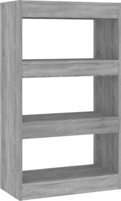 Obrázok produktu pre vidaXL Regál / Room Divider Grey Sonoma 60x30x103 cm odvodený výrobok z dreva