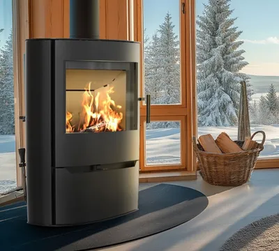 Produktbild von Panorama-Kaminofen ILDNORD RENVIK, raumluftunabh. - 10kW