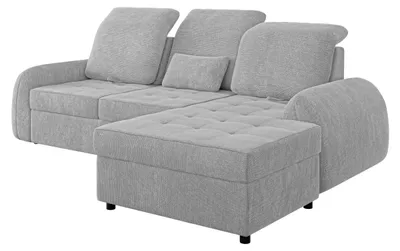 Produktbild von MIRJAN24 Ecksofa Soreno, Wohnzimmer Eckcouch mit Bettkasten und Schlaffunktion, L-Form (Farbe: Lumo 65, Seite: Rechts), KI-generiertes Bild