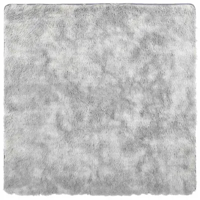 Productafbeelding van Shaggy Tapijt Hoogpolig 120x120 cm Grijs