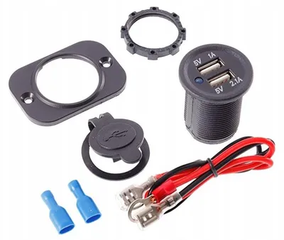 Produktbild von DBautomotive Einbau-Ladegerät 2x USB 3.1A 12/24V
