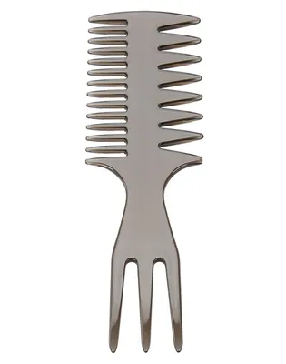 Image de Outils de coiffure pour hommes : peigne, lisseur, huile pour boucles, produits de coiffage (peigne à dents larges)