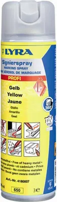 Produktbild von Spraydose Signierspray gelb 500 ml