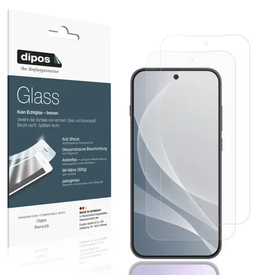 Immagine prodotto di 2x Pellicola Protettiva per Oppo Reno16 Protezione opaco Vetro Flessibile 9H dipos