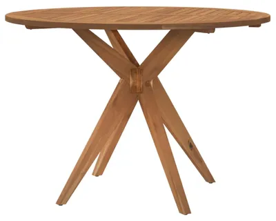 Produktbild von vidaXL Gartentisch Rund Ø110x75 cm Massivholz Akazie