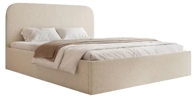 Produktbild von Selsey Sonvivo - Polsterbett 180x200 mit Bettkasten, Bouclé, hellbeige