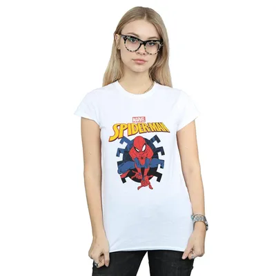 Immagine prodotto di Marvel - Maglietta "Web Shooting" da donna BI39705 (M) (Bianco)