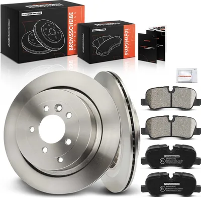 Zdjęcie produktu dla Frankberg Tarcze + Klocki tył dla Land Rover Discovery III IV Range Sport