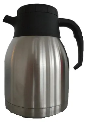 Produktbild von Isolierkanne Edelstahl 1,5l EUROHOME® – 17x14x21cm – für jedes Familienmitglied Kaffee oder Tee kochen muss, macht man es eben einmal