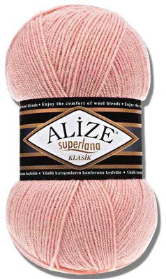 Zdjęcie produktu dla Alize 1x 100g Superlana Klasik Wolle, uniwersalny, do szydełkowania i robienia na drutach (363)