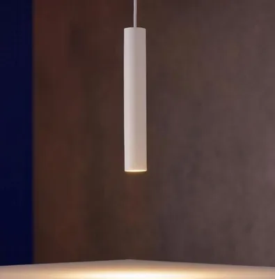 Produktbild von Aufhängung Modern Look Metall Weiß 1 Licht 7W 3000K Warmes Licht D6Cm