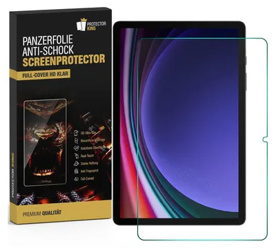 Produktbild von 2x 9H Panzerglas für Samsung Galaxy Tab S9 Plus 3D KLAR Nano-Glass Displayschutz Schutzglas Schutzfolie Panzerfolie Screen-Protector ANTI-SHOK ANTI-BRUCH-ANTI-STOß