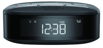 Produktbild von Philips TAR3505/12, Uhr, Digital, DAB, DAB+, FM, LCD, Weiß, Schwarz, Grau