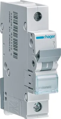 A single electrical circuit breaker is shown against a white background.