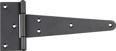 Produktbild von Kreuzgehänge T-Scharniere T-Bänder Torband Kistenkreuzband 150 mm Schwarz