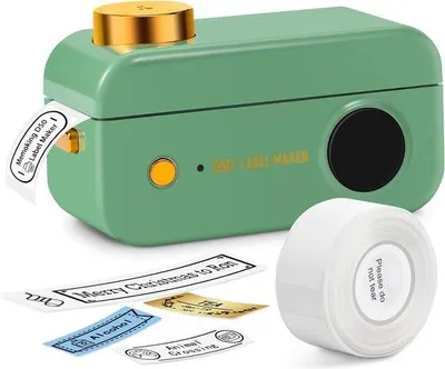 Zdjęcie produktu dla Drukarka etykiet z ekranem dotykowym i rolkami papieru o szerokości 8 mm