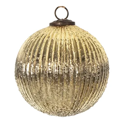 Immagine prodotto di Guaina natalizia Clayre & Eef Ø 14 cm in vetro color oro