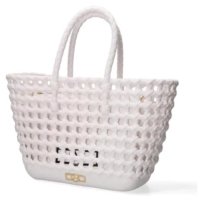 Immagine prodotto di Borsa a tracolla in ecopelle traforata, design intrecciato, elegante