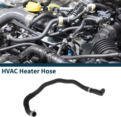 Image de Tuyau De Chauffage Hvac Pour Mercedes-Benz E250 2014-2016 Glk250 2013-2015 No.A2048307496/A2048306696/A2128303200 Tuyau De Liquide De Refroidisement Radiateur Moteur Noir 1 Pc