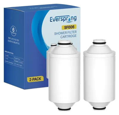 Produktbild von Duschfilter Ersatzfilter 2er-Pack kompatibel mit Philips AWP1775WH/AWP1775CH