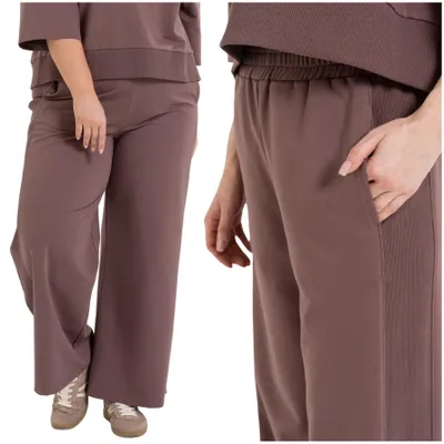 Immagine prodotto di Moraj | Pantaloni da donna - Taglia XXL - Pantaloni da jogging color beige chiaro - Pantaloni casual - Cotone - Pantaloni sportivi
