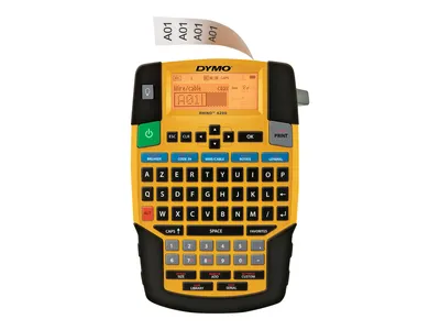 Zdjęcie produktu dla DYMO RHINO 4200, AZERTY, Czarny, Żółty