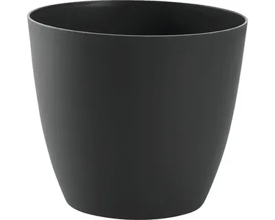 Obrázok produktu pre Plastkon Ella Mat dekoratívny kvetináč antracit Priemer kvetináča: 25 cm