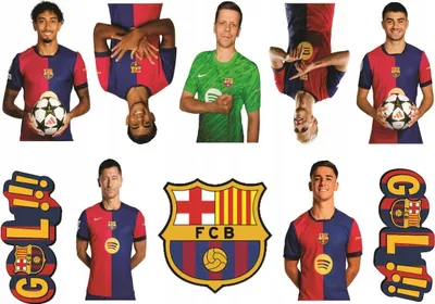 Produktbild von Temporäre Tattoos FC BARCELONA Barca Lewy Geburtstagsparty 10 Stück.