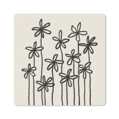 Produktbild von MuchoWow® Mauspad Mousepad Blumen - Pflanzen - Pastell - Abstrakt 30x30 cm - Mousepads - Maus Mat - Pad - Mausunterlage - Gaming