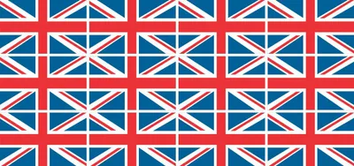 Produktbild von Mini Aufkleber Set - Pack glatt - 50x31mm - selbstklebender Sticker - United Kingdom - Großbritannien - Flagge / Banner / Standarte fürs Auto, Büro, zu Hause und die Schule - 12 Stück