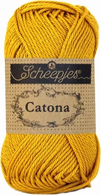 Zdjęcie produktu dla Włóczka Scheepjes Catona 249 / 25 g - szafran