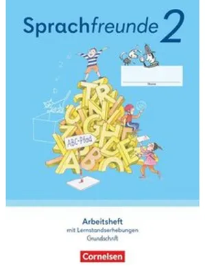 Immagine prodotto di Sprachfreunde 2. Schuljahr - Ausgabe 2022 - Östliche Bundesländer und Berlin - Arbeitsheft in Grundschrift mit Lernstandserhebungen