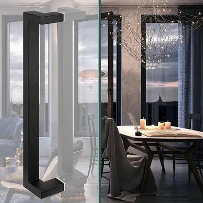 Productafbeelding van Deurtrekker - Deurklink - Deuren Openen - Roestvrij Staal - 60 cm - Mat Zwart