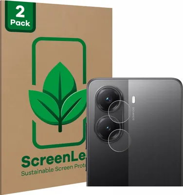 Produktbild von 2x ScreenLeaf Schutzfolie für Xiaomi Poco X7 Pro (NUR Kameraschutz) nachhaltiger Displayschutz Display Schutz Folie Klar Transparent
