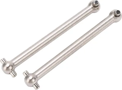 Obrázok produktu pre 2 kusy kovových nerezových zadných hnacích hriadeľov CVD dogbone pre WLtoys 104072 auto RC upgrade diely príslušenstvo