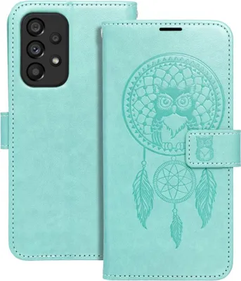 Obrázek produktu pro Pouzdro na knihu MEZZO vhodné pro SAMSUNG A53 5G Dreamcatcher zelené