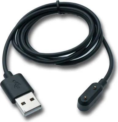Produktbild von SYSTEM-S USB 2.0 Kabel 100 cm Ladekabel für VIVO Watch GT IQOO Watch GT Smartwatch Schwarz