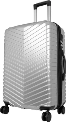 Produktbild von Polycarbonat Mittelgroßer Reisekoffer Meran 66 cm Dehnfalte Silber