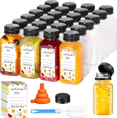 Image de Flacons en plastique à remplir soi-même - 150 ml - Lot de 24