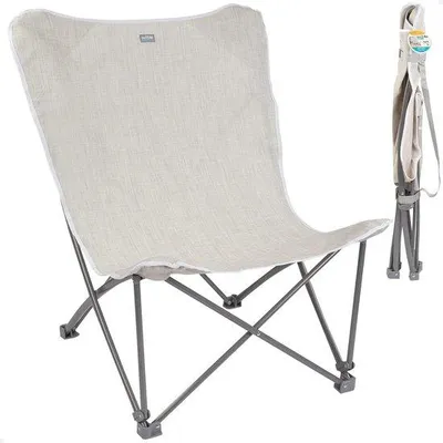 Zdjęcie produktu dla Składane krzesło ogrodowe – wymiary 78 x 76 x 91,5 cm – z uchwytem do przenoszenia – nośność do 115 kg – składane krzesła kempingowe, krzesła ogrodowe – na plażę i do ogrodu