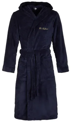 Productafbeelding van Di Vadini Uni badjas voor heren en dames, model Florenz, met capuchon, zachte fleece stof