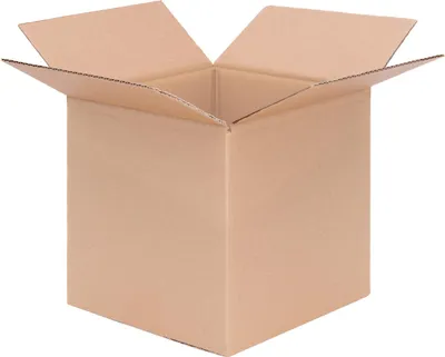 Produktbild von verpacking 300 Faltkartons 200 x 200 x 200 mm Braun (Außenmaß 205 x 205 x 210 mm) KK 07 1-wellig Versandkarton für mittelgroße Waren DHL Päckchen Paket Kartons
