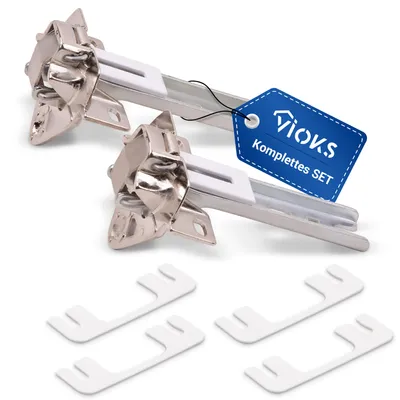 Produktbild von VIOKS Set Türscharnier Ersatz für Bosch 00268698 Scharnier für Kühlschrank