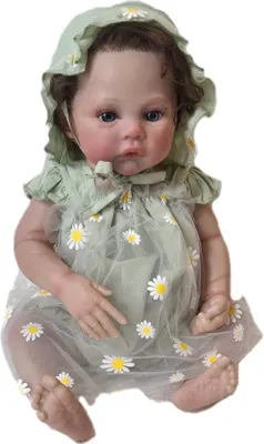 Produktbild von Babypuppe Reborn-Puppe Vinyl-Puppe, lebensecht, Baby Mädchen 40 cm