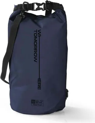 Immagine prodotto di Borsa impermeabile in PVC Where Tomorrow - Modello 02 - 10 litri - blu scuro