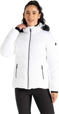 Produktbild von Dare2b Glamorize V Jacke Weiß 32 Damen Weiß 32